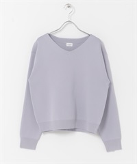 『UR TECH Renew Knit 』V領套衫(薰衣草紫-FREE-LAVENDER)