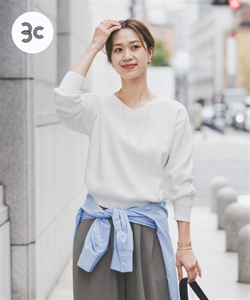 『UR TECH Renew Knit 』V領套衫