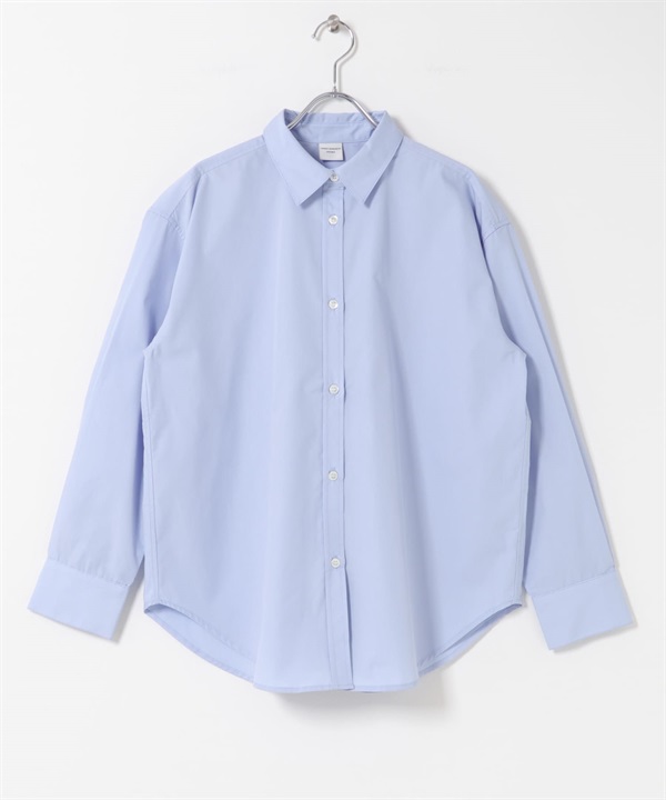 UR TECH 標準領寬版襯衫(薩克斯藍-FREE-LIGHT BLUE)