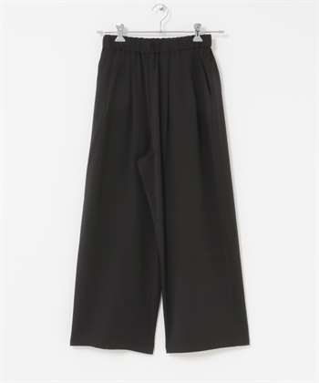 『UR TECH完聲 』打褶碎褶寬褲(黑色-M-BLACK)