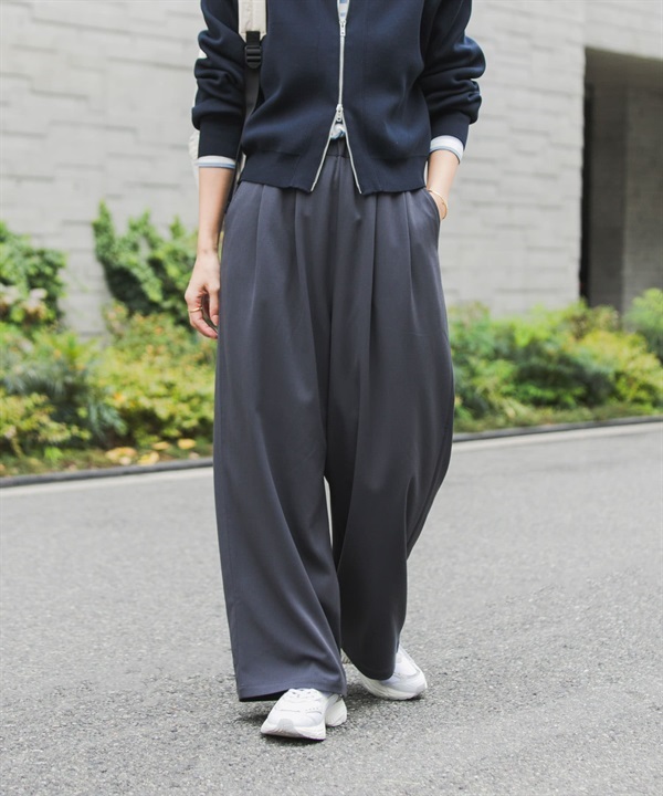 『UR TECH完聲 』打褶碎褶寬褲