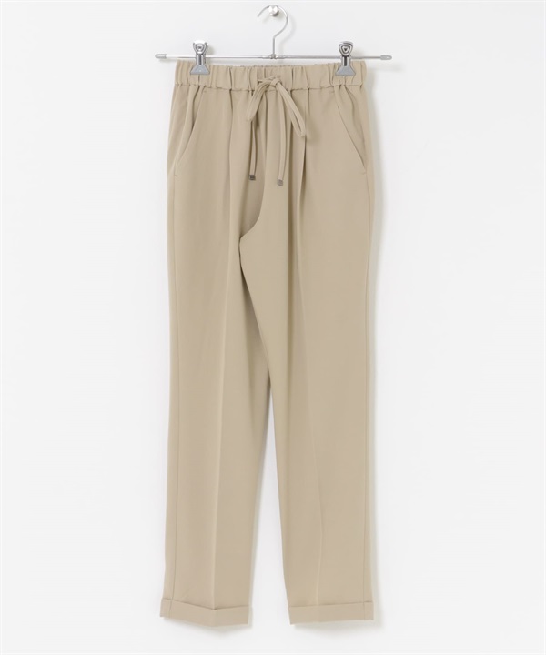 彈性錐形輕便長褲(淺膚色-S-L.BEIGE)