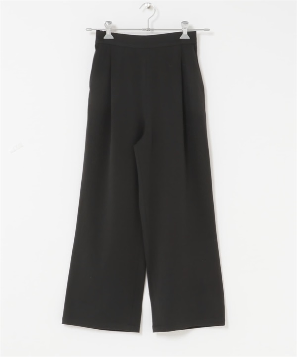 『UR TECH完聲 』正面打褶輕便長褲(黑色-S-BLACK)