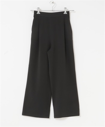 『UR TECH完聲 』正面打褶輕便長褲(黑色-S-BLACK)