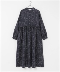 點點印花洋裝(藏青色-FREE-NAVY)