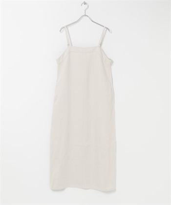 酵素洗細肩帶洋裝(淺灰膚色-FREE-其他灰色)