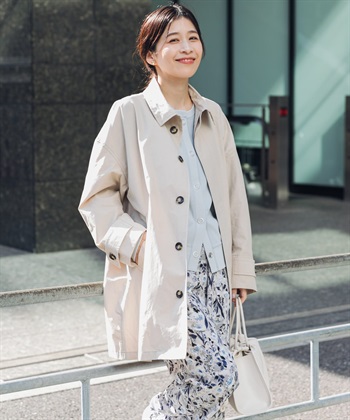 立領中長版大衣