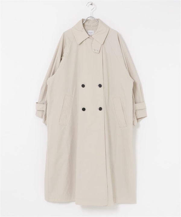 蓬袖立領大衣(淺膚色-FREE-L.BEIGE)