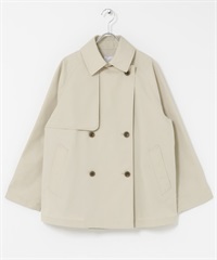 防潑水短版風衣(淺膚色-FREE-L.BEIGE)