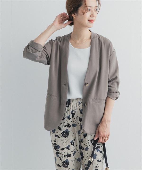 無領西裝外套