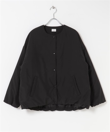 【熱銷追加】UR TECH 防潑水可收納填充夾克(黑色-FREE-BLACK)