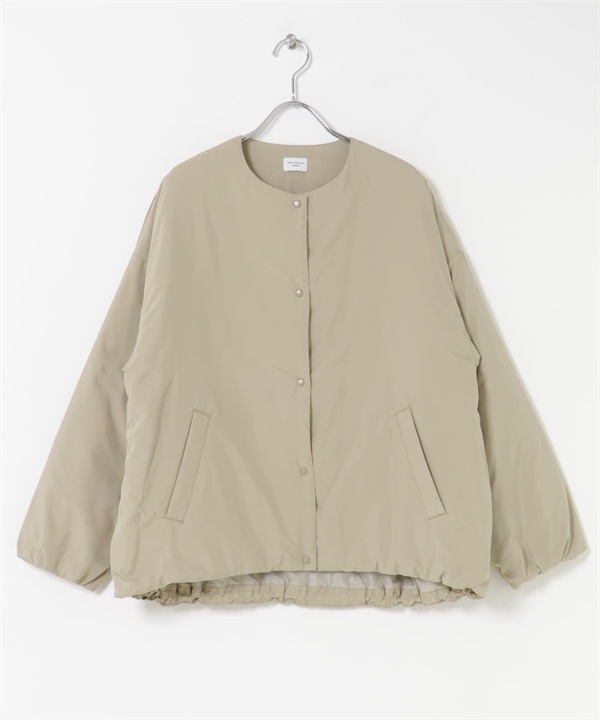 【熱銷追加】UR TECH 防潑水可收納填充夾克(灰膚色-FREE-其他膚色)