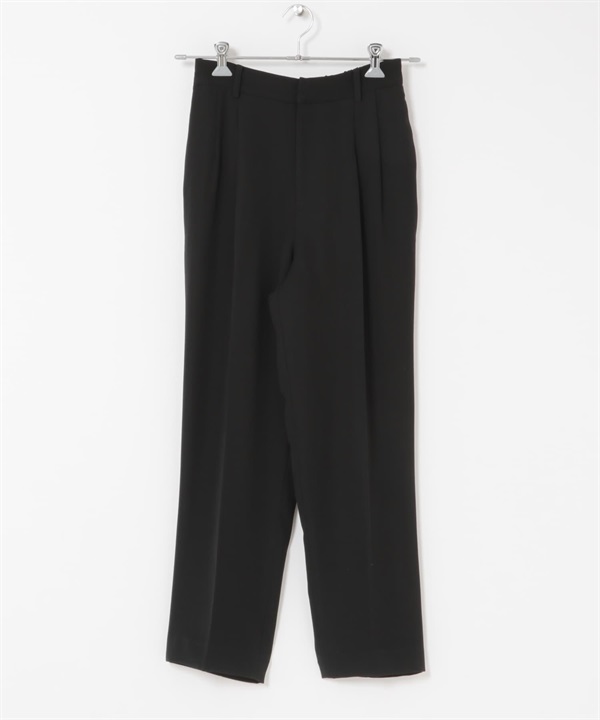 正式感錐形褲(黑色-M-BLACK)