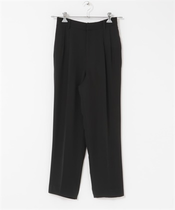 正式感錐形褲(黑色-M-BLACK)