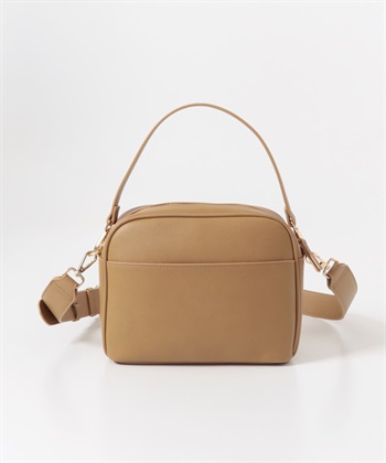 2WAY方形肩背包(桃膚色-one-其他膚色)