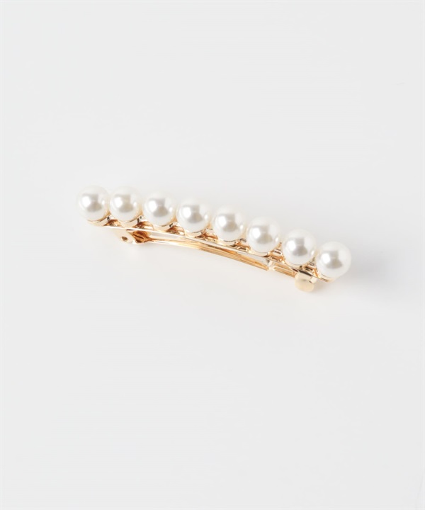 珍珠彈簧髮夾(珍珠-one-其他白色)