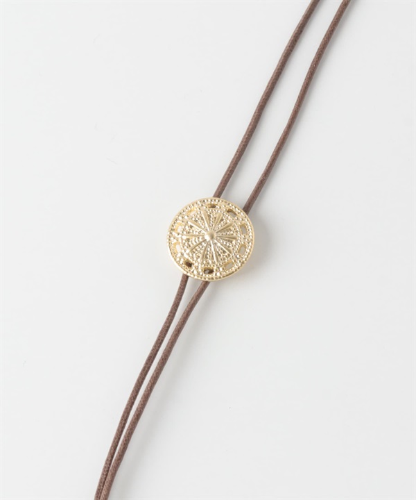 波洛領帶項鍊(金色-one-GOLD)