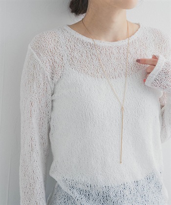 繩結造型蛇鍊項鍊