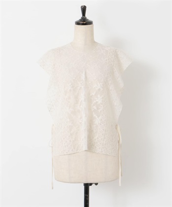 2WAY蕾絲背心罩衫(原色-one-NATURAL)