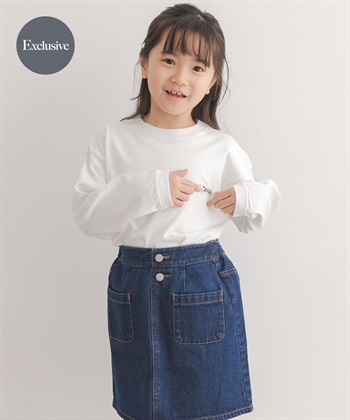 【親子裝】【別注】PENNEYS / THE FOX刺繡長袖T恤(KIDS)