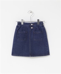 牛仔裙(KIDS)(牛仔原色-120(115-125)-ONE WASH)