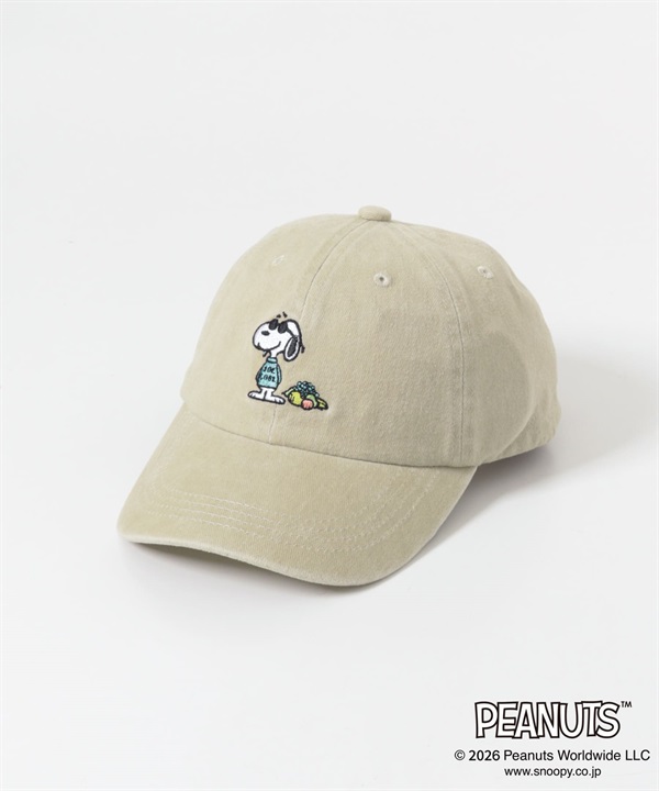 【別注】FRUIT OF THE LOOM / 刺繡棒球帽(KIDS)(膚色-one-BEIGE)
