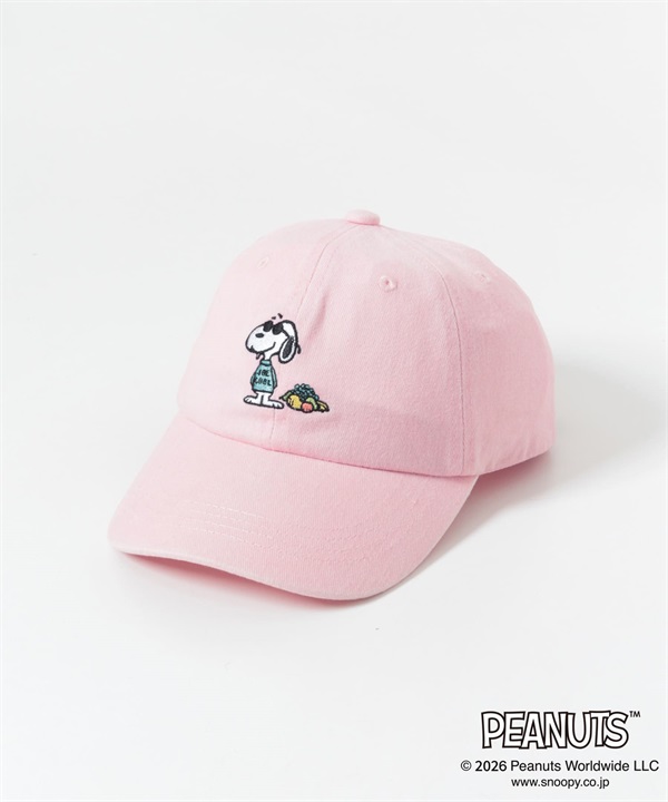 【別注】FRUIT OF THE LOOM / 刺繡棒球帽(KIDS)(粉紅色-one-PINK)