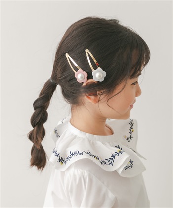 花朵造型髮夾(KIDS)
