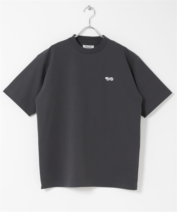 【別注】PENNEYS / THE FOX刺繡短袖T恤(炭灰色-M-CHARCOAL GRAY)