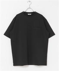 多機能羅馬布短袖T恤(黑色-M-BLACK)