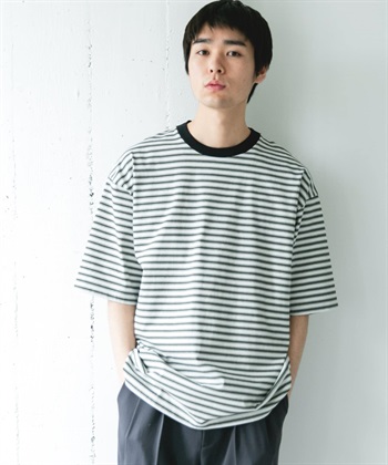 添紗多彩橫紋T恤