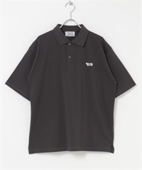 【別注】PENNEYS / THE FOX刺繡鹿子織POLO衫(炭灰色-M-CHARCOAL GRAY)