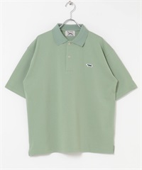 【別注】PENNEYS / THE FOX刺繡鹿子織POLO衫(薄荷綠-M-MINT)