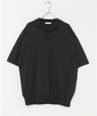 UR TECH Summer Share V字領緣針織衫(黑色-M-BLACK)