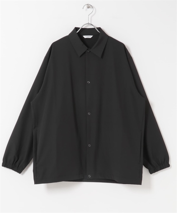 UR TECH Summer Share 長袖襯衫開襟衫(黑色-M-BLACK)