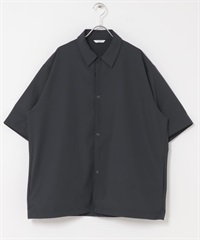 UR TECH Summer Share 短袖襯衫開襟衫(炭灰色-M-CHARCOAL GRAY)