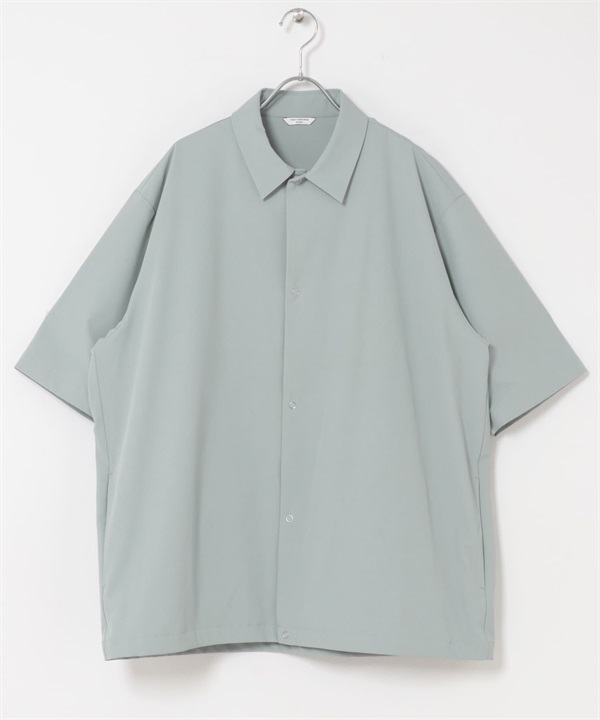 UR TECH Summer Share 短袖襯衫開襟衫(鼠尾草綠-M-GREEN)