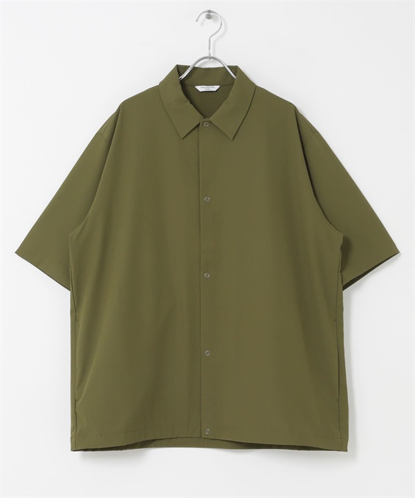 UR TECH Summer Share 短袖襯衫外套(卡其綠-M-KHAKI)