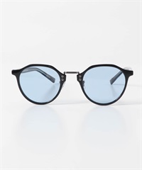 皇冠框造型眼鏡(黑色/藍色-one-BLUE)