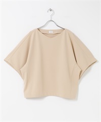 彈性喬琪紗V領套衫(膚色-FREE-BEIGE)