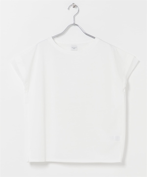 柔滑棉質透膚拼接套衫(米白色-FREE-OFF WHITE)