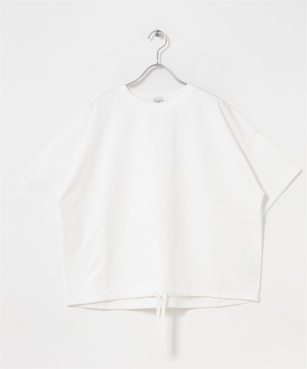 下襬抽繩套衫(米色-FREE-OFF WHITE)