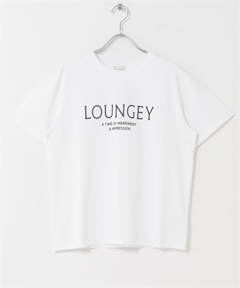 LOGO印花T恤(米色-FREE-OFF WHITE)