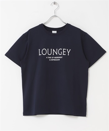 LOGO印花T恤(藏青色-FREE-NAVY)