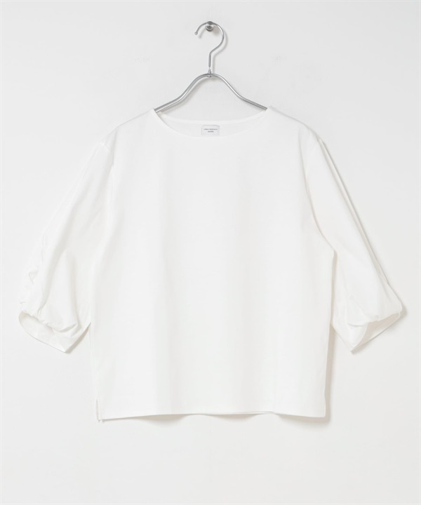 UR TECH Summer Share 扭結袖套衫(米色-FREE-OFF WHITE)