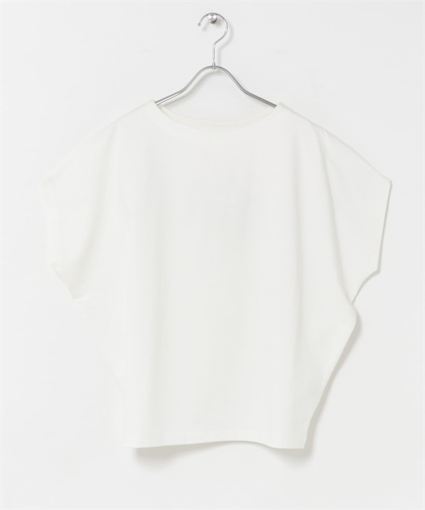 涼感乾爽棉質船型領套衫(米色-FREE-OFF WHITE)