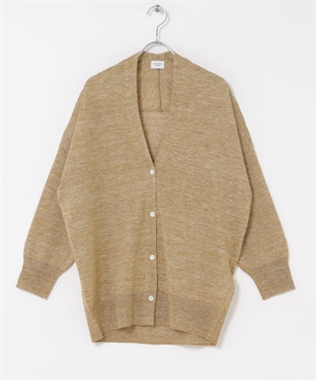 亞麻V領開襟衫(黃膚色-FREE-其他膚色)