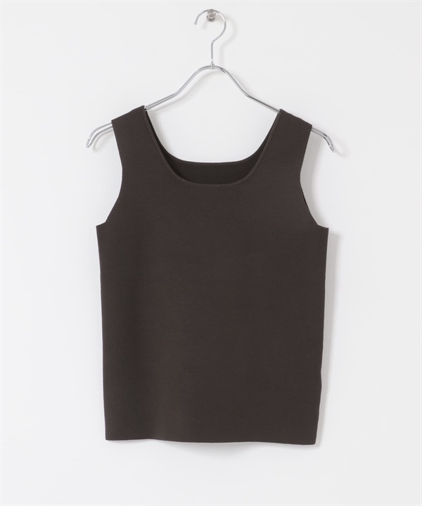 2WAY針織坦克背心(棕色-FREE-BROWN)