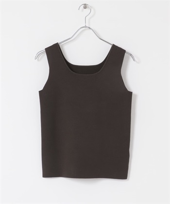 2WAY針織坦克背心(棕色-FREE-BROWN)