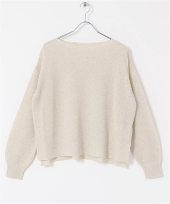 金蔥透膚寬鬆針織衫(原色-FREE-NATURAL)
